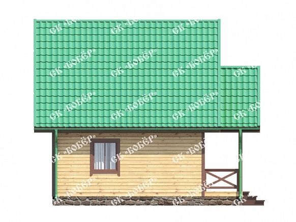 Дом из бруса 6х7.5. фото